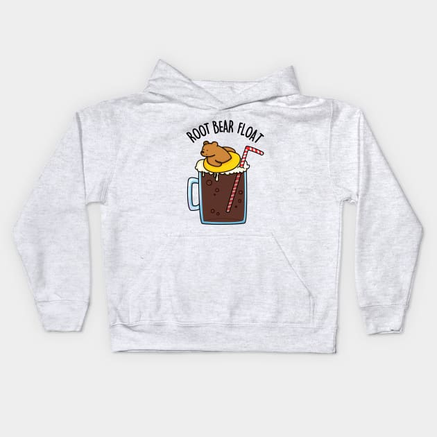 Root Bear Float Cute Root Beer - pun life Kids Hoodie by punnybone